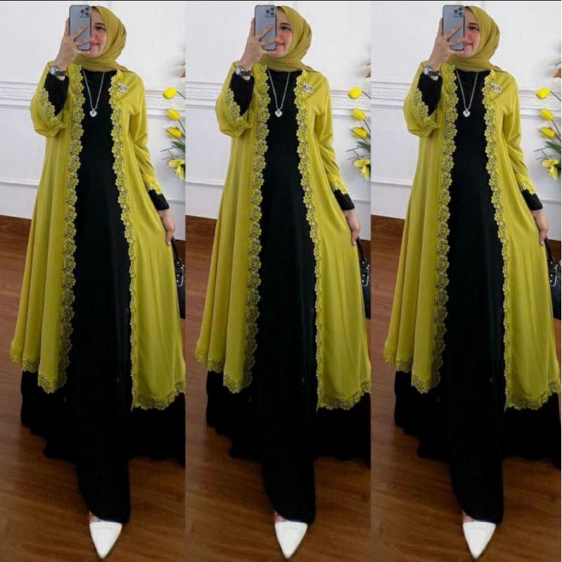 NH CLLCTN // NAURA MAXY // GAMIS CERUTY SET 2 IN 1