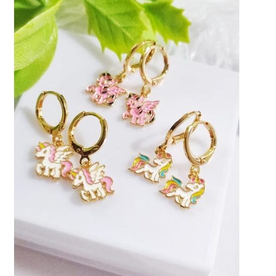 Tren Terbaru Anting Tusuk Xuping Anak Lapis Emas Anting Emas Karakter Lucu