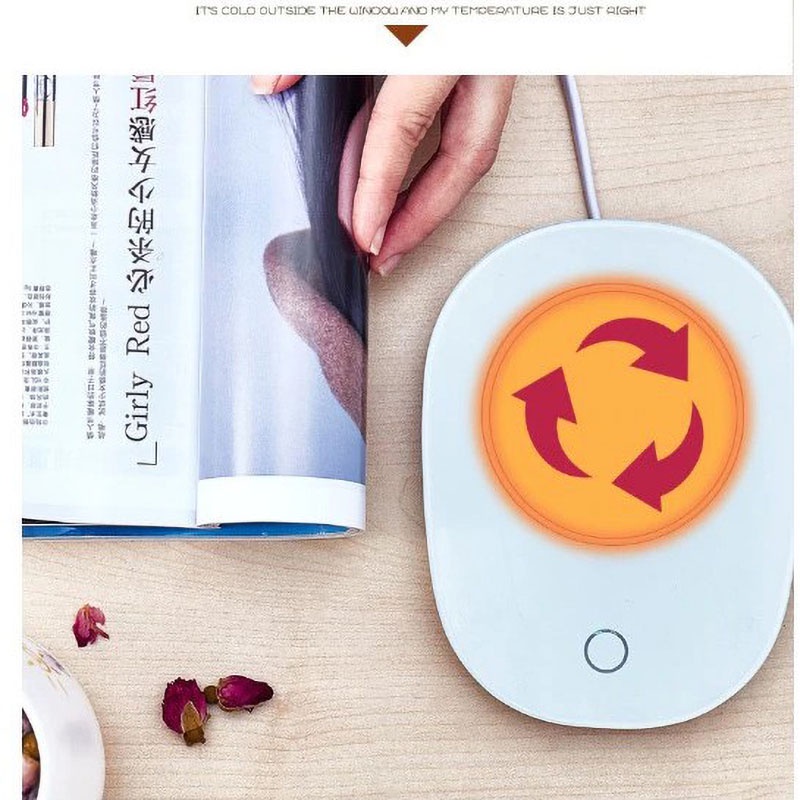 Tatakan Gelas Pemanas Penghangat Warmer Tea Cup 220V