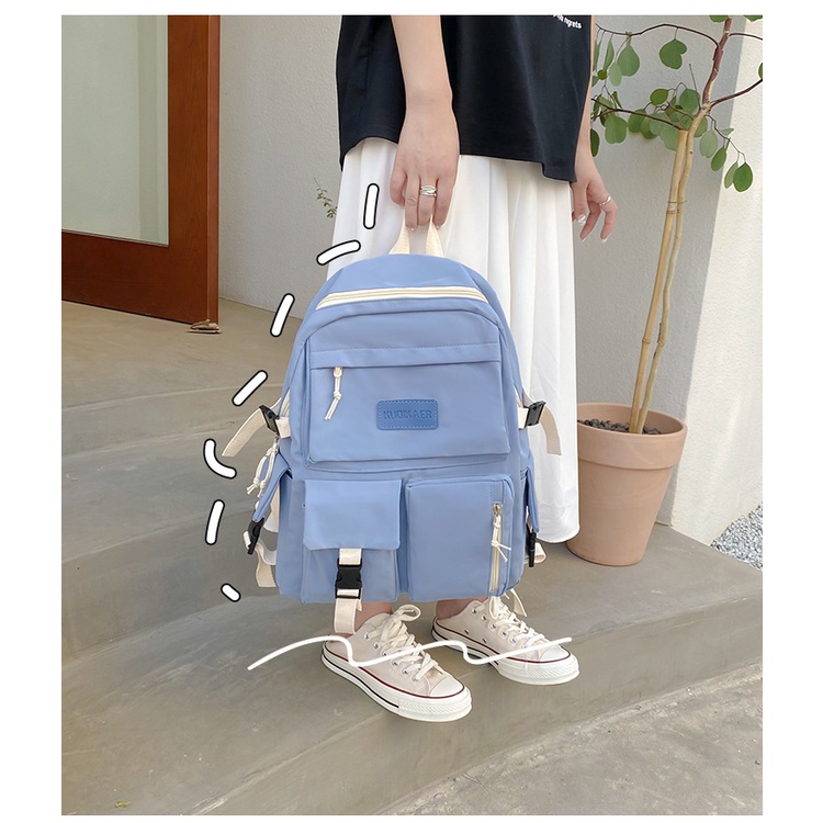 clif bag - tas ransel wanita style korea school backpack perempuan import premium by clif BPS16