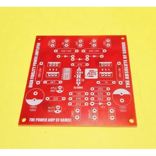 PCB Driver Power Amplifier Namec Mono 750Watt