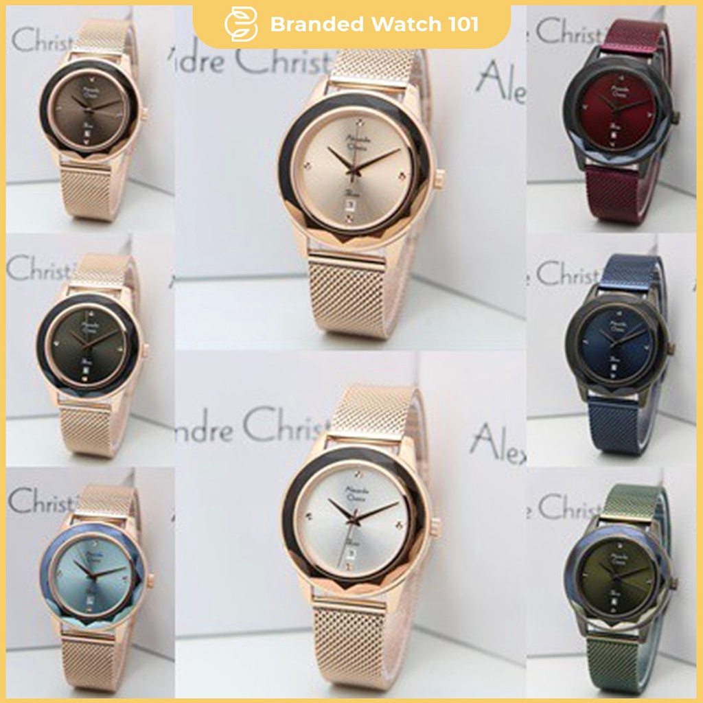 ORIGINAL Jam Tangan Wanita Alexandre Christie AC 2908 / AC2908 / 2908 Garansi Resmi 1 Tahun.