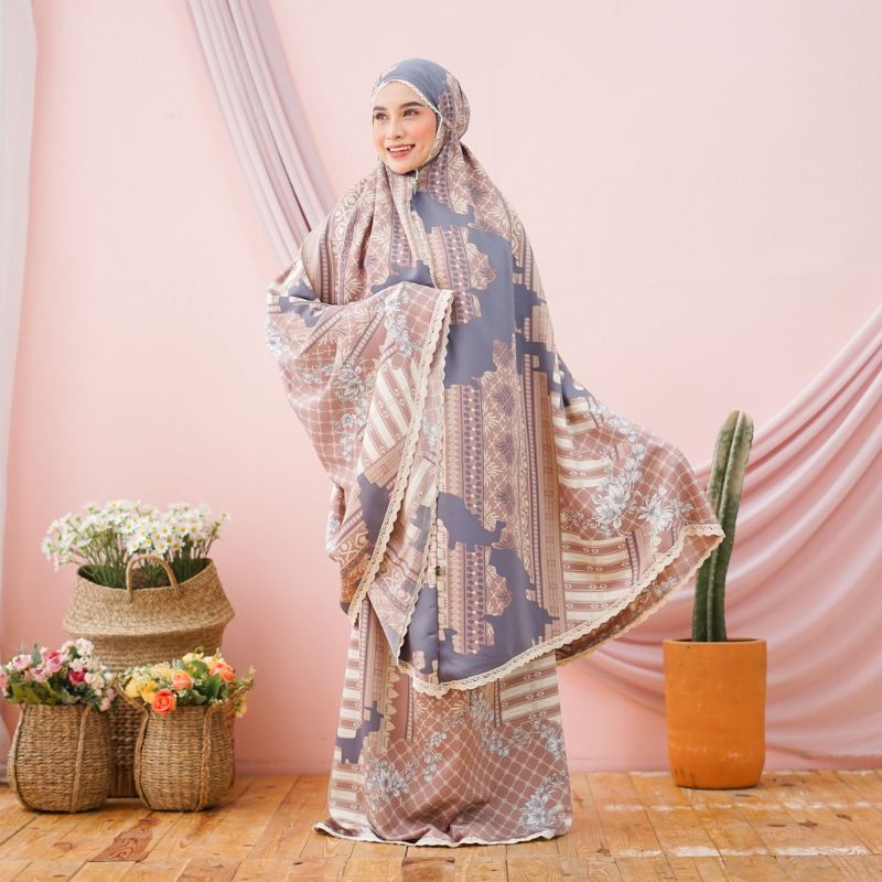 Mukena Dewasa 2in1  Maxmara Luxury silky Premium/Bisa COD