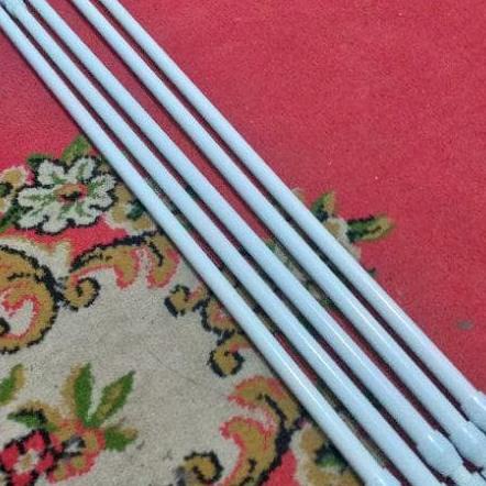 Tiang Tirai/Tiang Fleksibel Gorden Tirai Ukuran 180Cm-350Cm