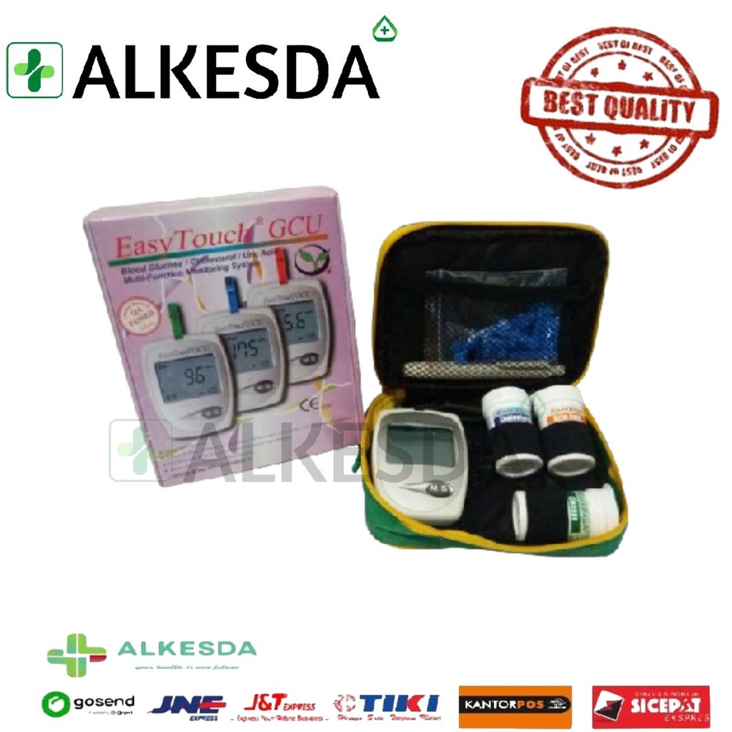 Alat GCU Easy Touch / Alat ukur Gula Darah Kolestrol Asam Urat