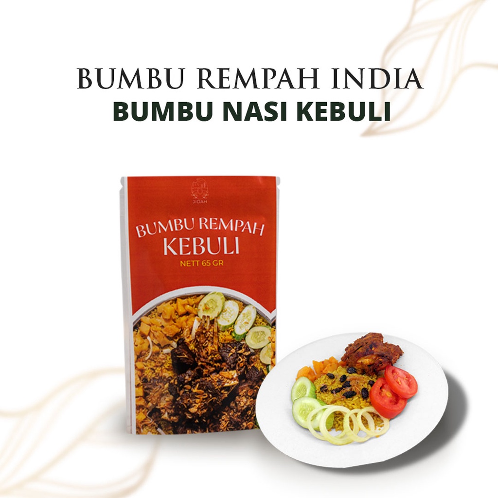 Bumbu Kebuli instan lengkap praktis jidah food bumbu nasi kebuli komplit khas arab bumbu rempah