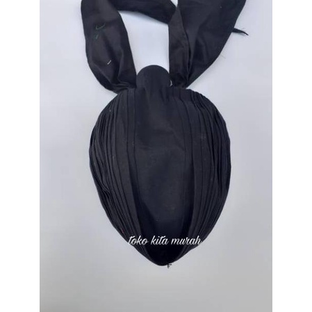 Blangkon jogja lipat warna hitam polos –PY.18Oc22ᴼ