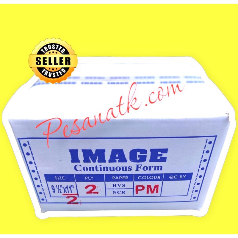 

Continuous Form Image 9,5x11:2 (2 ply) PRS putih-merah A4