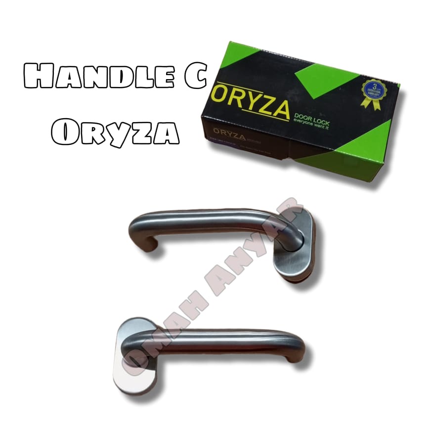 Handle Pintu C Oval Merk Oryza Door Lock