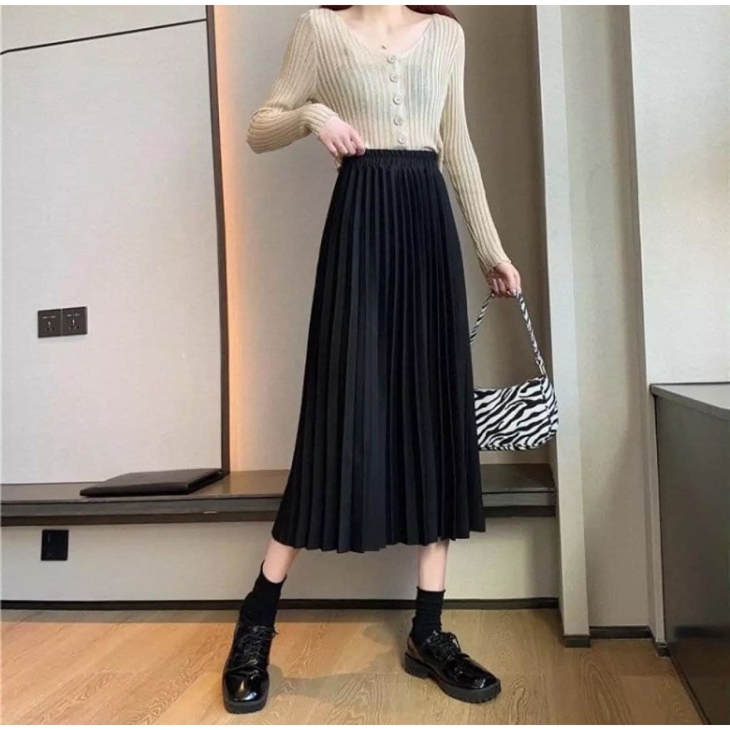 Rok Plisket Pendek korean Style Premium Radenlimo