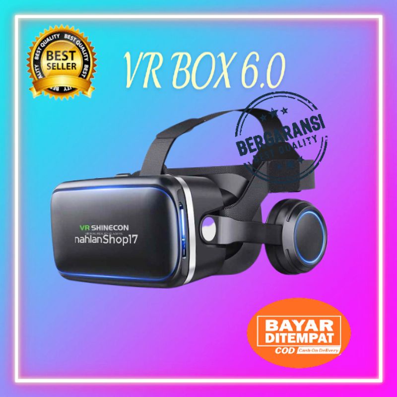 VR BOX SHINECON 6.0 VIRTUAL REALITY GLASSES METAVERSE PLUS HEADPHONE