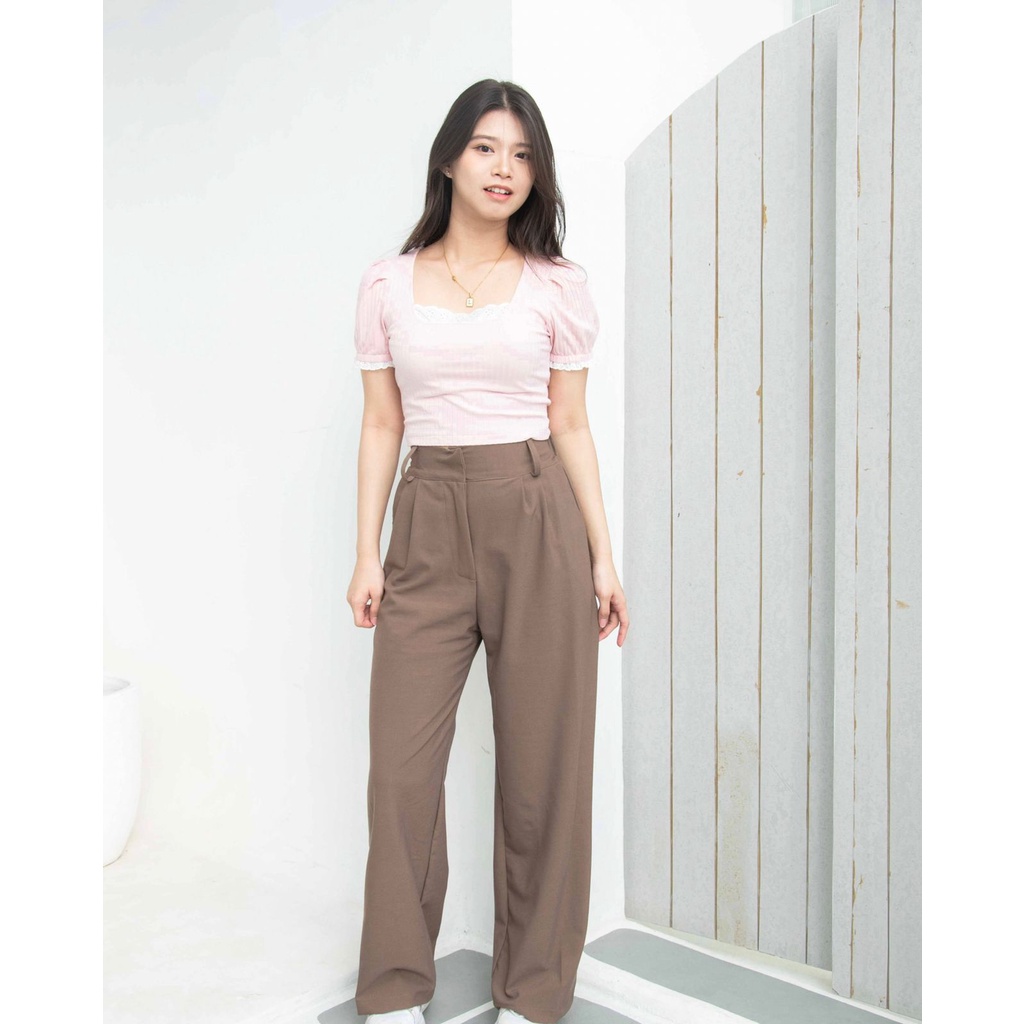 jessi highwaist semi wool pants