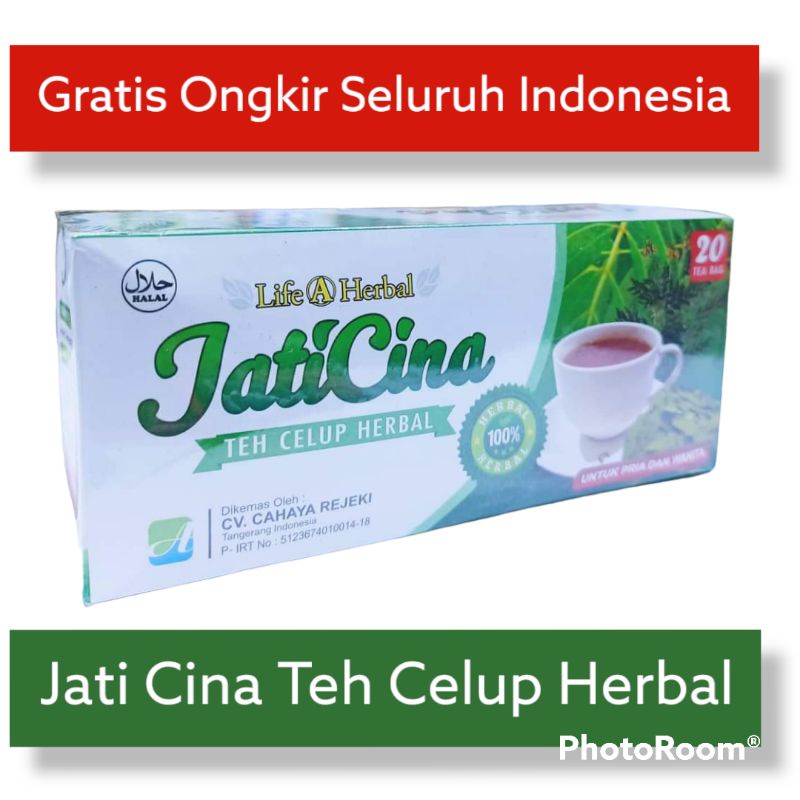 

Teh Celup Daun Jati Cina Life@Herbal Pelangsing 100% Organik