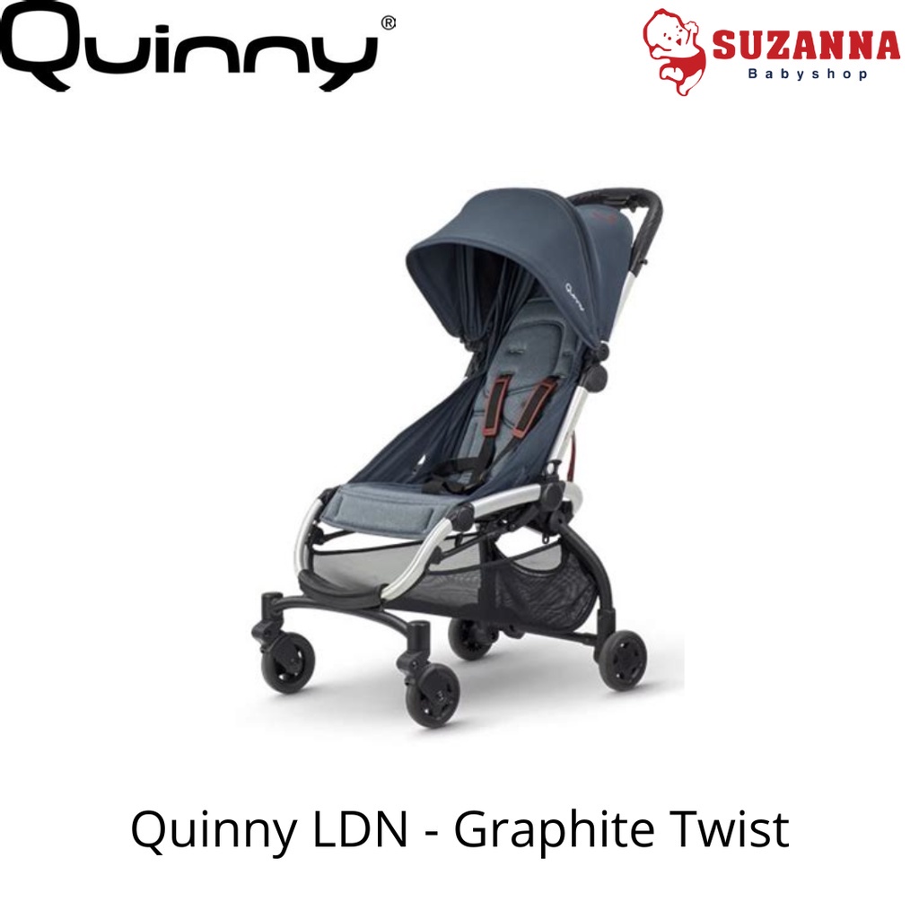 Quinny Baby Stroller 125036 LDN London Graphite Twist Lipat