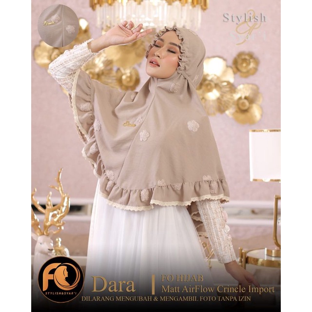 jilbab instan ori fo crincle pompom