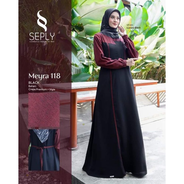 Meyra 118 gamis seply terbaru 2022 gamis simpel