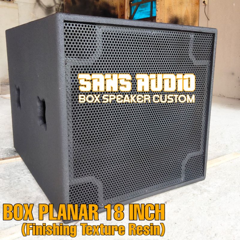 Box speaker planar 18 inch finishing