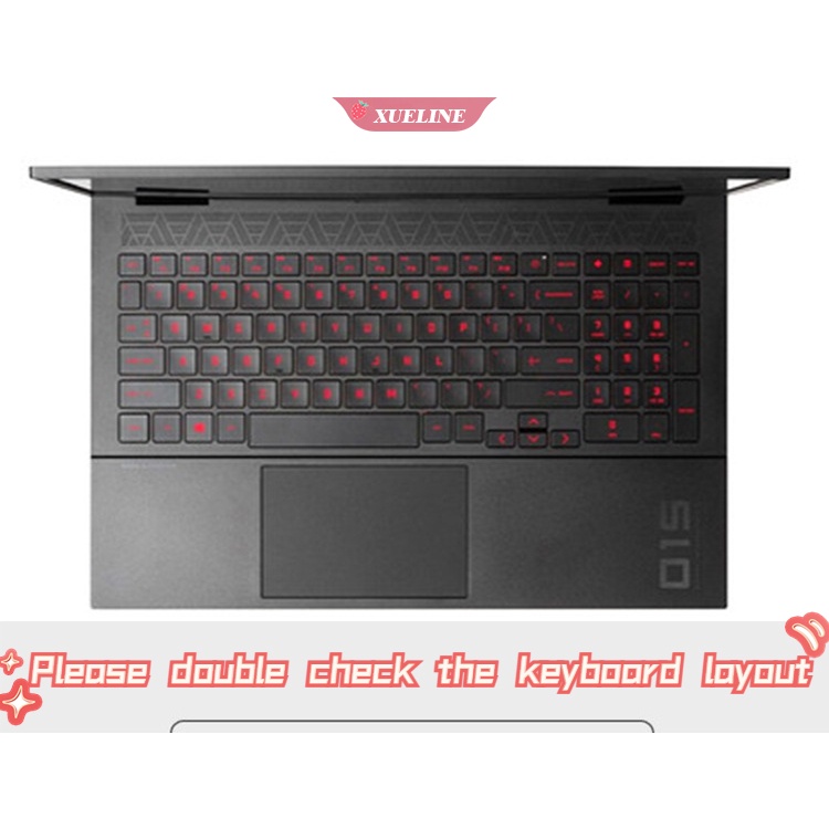 Film Pelindung keyboard laptop HP Victus Light and Shadow Elf 7 Bahan Silikon Lembut Ukuran 16.1 inch