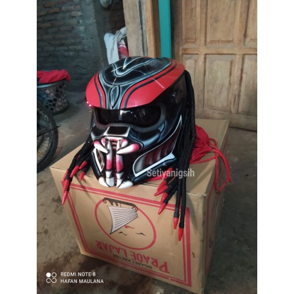 helm predator airbrush SNI dot