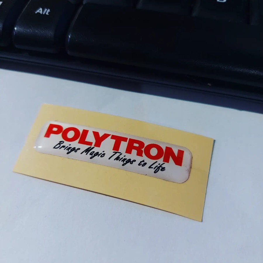 

Sticker Resin Timbul Polytron Stiker Lentur 3D Elektronik