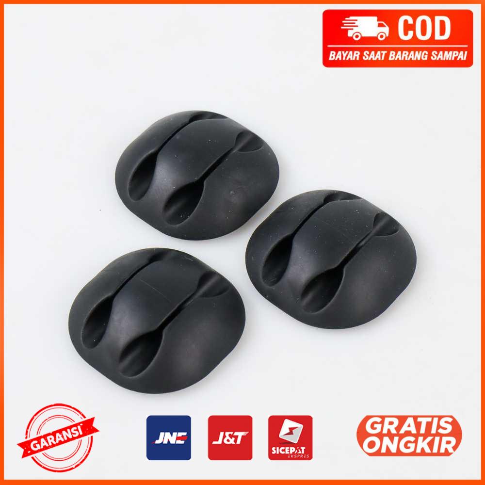 Klip Kabel Organizer Cable Clip 3 PCS KR8006