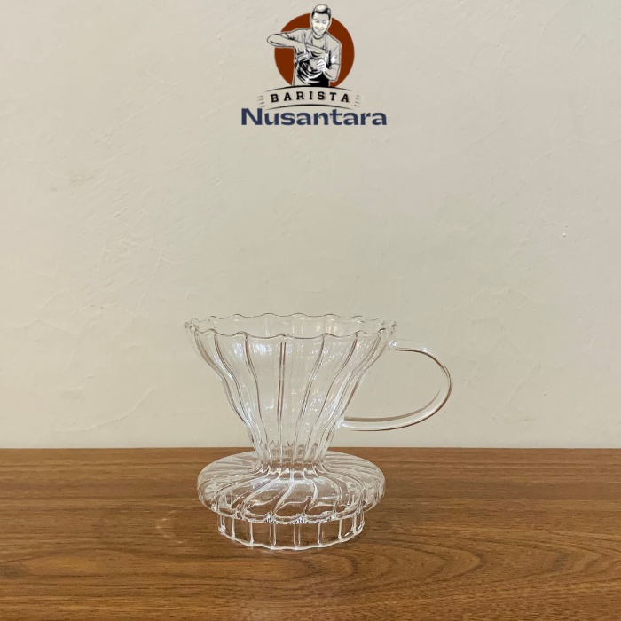 Dripper V60 Filter Penyaring Kopi V60 Glass Cone Coffee Filter