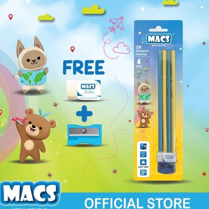 

BTS Special MACS Pensil 2B Pensil Warna Gel Crayon