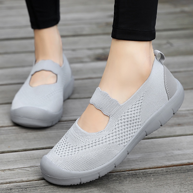 FOKU Sepatu Sneakers Wanita Kasual Sepatu Wanita Terbaru Bernapas