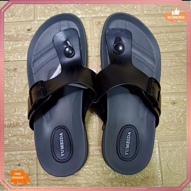 SANDAL PRIA JEPIT PRIA YUMEIDA  / SANDAL PRIA TERBARU BAHAN 100 % KARET/SANDAL JEPIT YUMEIDA