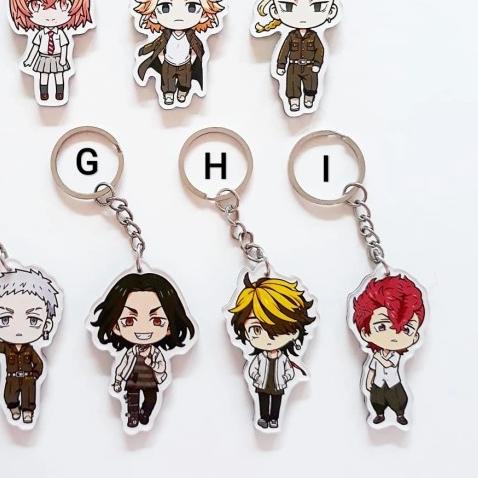 Keychain Anime Tokyo Revengers Gantungan Kunci Akrilik Ganci Merch - I (Akkun)