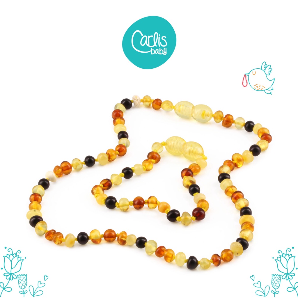 XB43M1 Kalung dan Gelang Amber Tumbuh Gigi Bayi By Carlis Baby