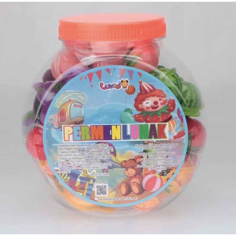 

Permen Viral Aneka Rasa (1 Toples isi 50 Pcs)