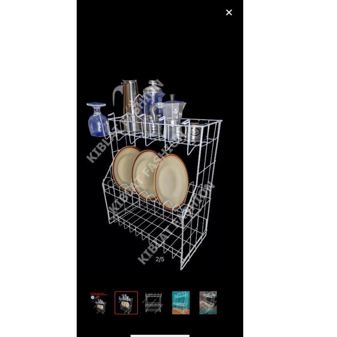 Viral Rak Piring / Gelas Wastafel 3 Susun Serbaguna Penyimpanan minimalis multifungsi Rak piring lip