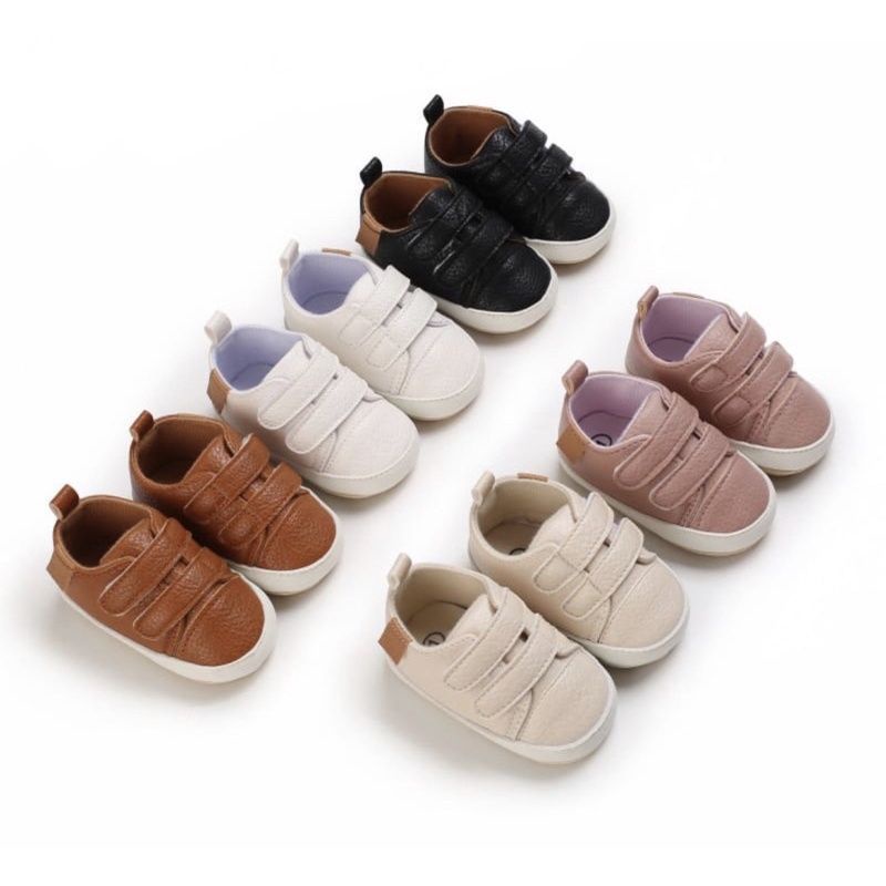 Sepatu Bayi Laki Laki Perempuan Prewalker Baby Shoes Umur 1-12 Bulan