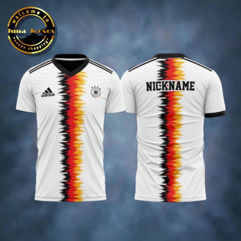 BAJU KAOS BOLA TIMNAS JERMAN V2 TERBARU 2022 2023 GRATIS NAMA / JERSEY TIMNAS