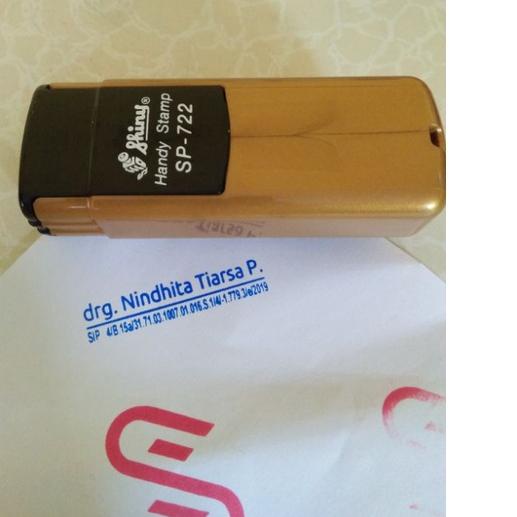 

limited Edition✔️Stempel Shiny Handy Stamps 722 NEW SERIES (TERBARU, Tutup Tidak Terpisah)|KD7