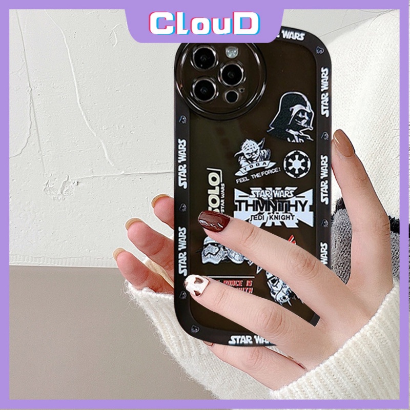 Case Lensa Bulat Lembut Oppo A57 A17 A16 A95 A77s A54 A7 A96 A55 A74 A3s A36 A16K A16E A76 A5s A15 A12 A35 A31 A1K A12E A53 A33 A16s A5 A9 Reno 6z 5z 8 6 7 4F Bintang Wars Sarung Airbag