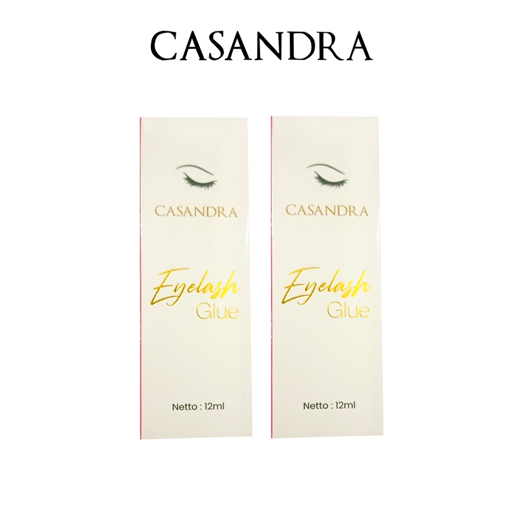 CASANDRA EYELASH GLUE / LEM BULU MATA 12ML