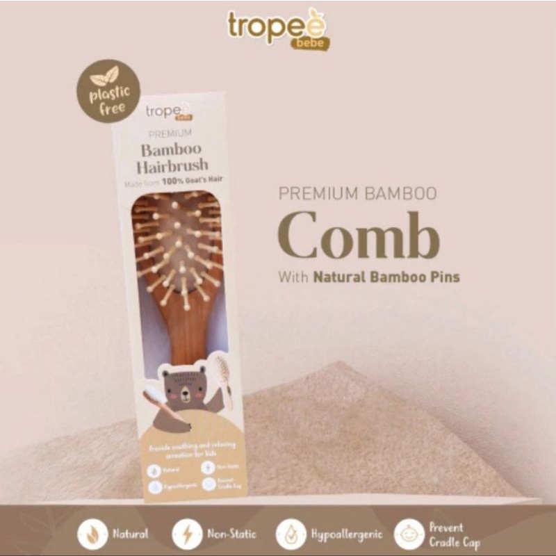 TROPEE Premium Bamboo Comb