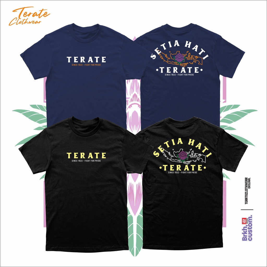 KAOS PSHT KAOS TERATE 008 SIMPLE KAOS PENCAK SILAT 1922 BEST SELLER