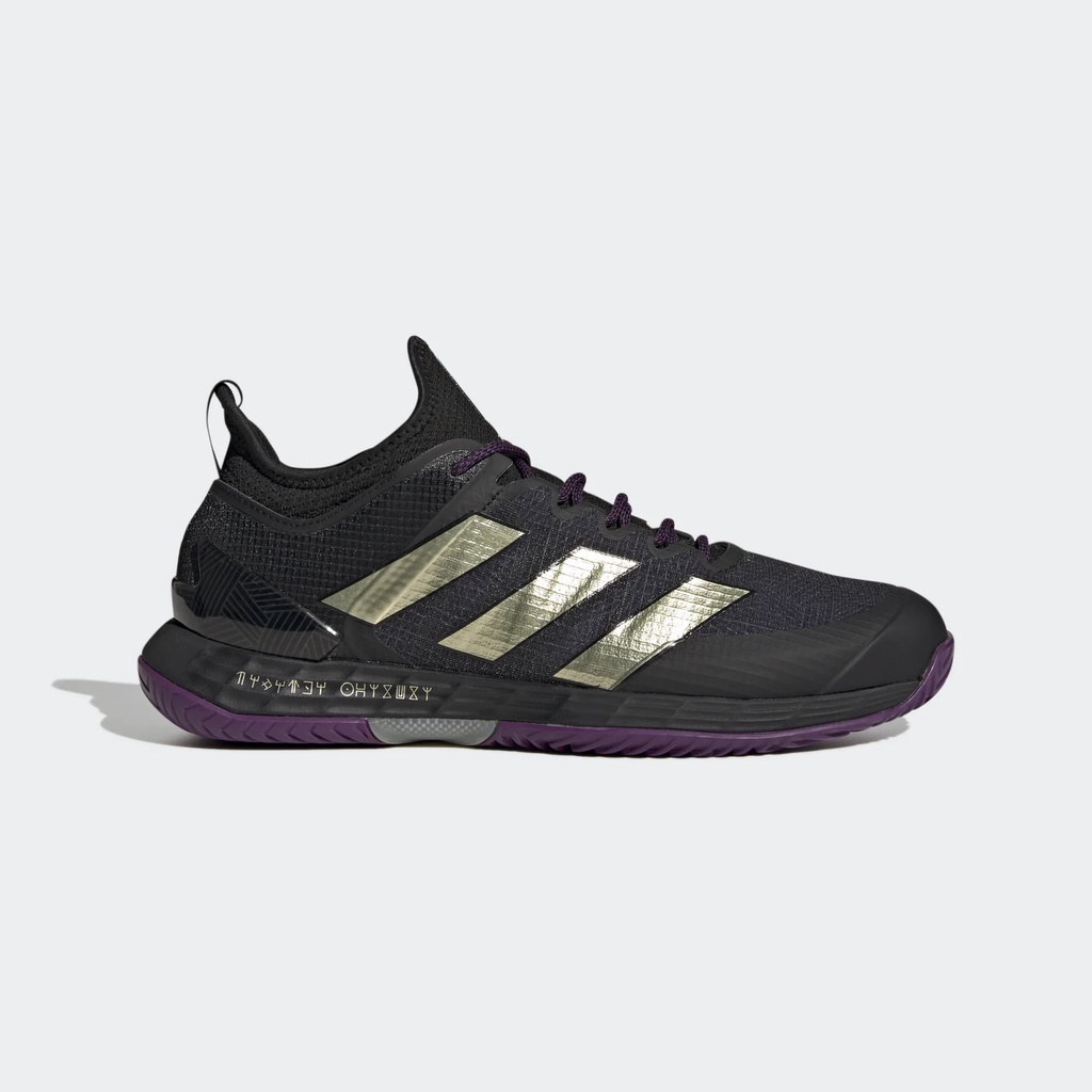 Sepatu Tenis Pria Adidas Marvel Black Panther Adizero Ubersonic 4 Hitam Ungu