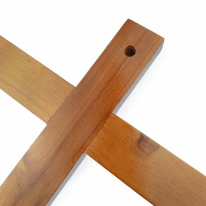 Hiasan Rohani Salib Dinding Gantung Kayu Jati Corpus Patung Yesus