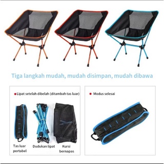 KURSI LIPAT OUTDOOR/KURSI CAMPING/KURSI LIPAT MANCING