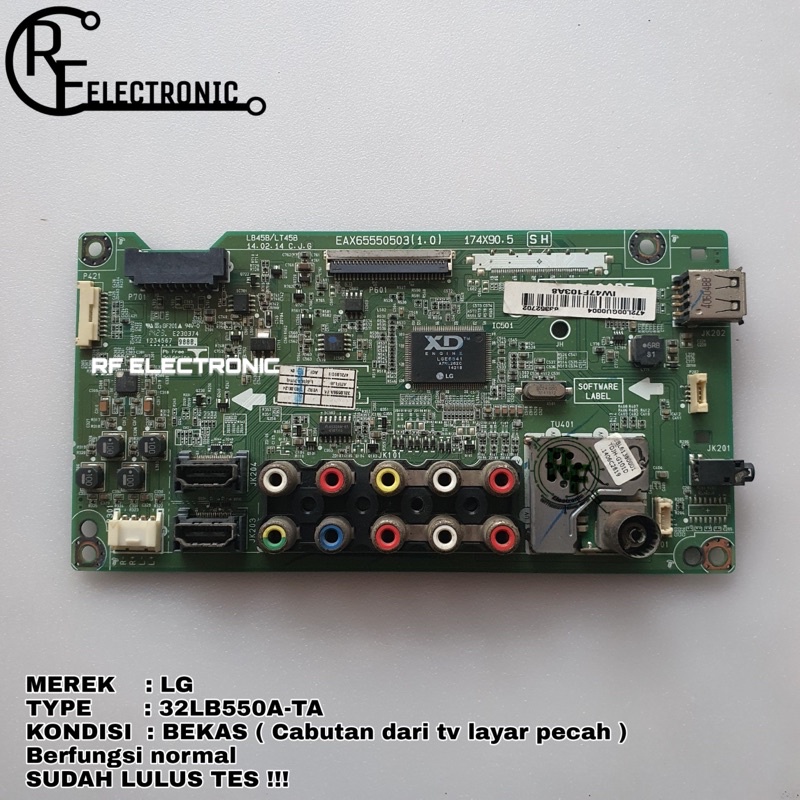 MB MOBO MAINBOARD MESIN TV LED LG 32LB550A-TA  32LB550A 32LB550