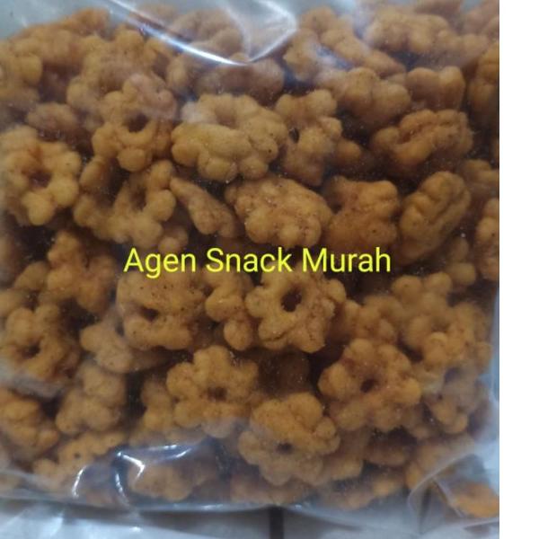 

Original SNACK SAKURA 1/2kg (500Gr)/KEMBANG RIBUT/ SNACK RENYAH /CEMILAN 