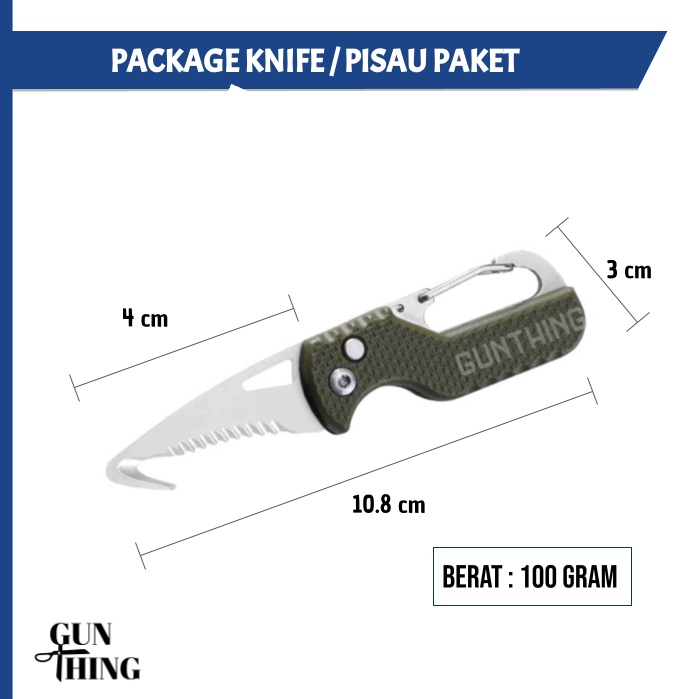 Pisau Pembuka Paket / Package Knife / Package Opener