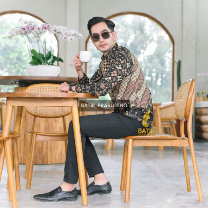CARAKA KEMEJA BATIK PRIA TERBARU BAJU BATIK PRIA NGANTOR ORIGINAL PRABUSENO