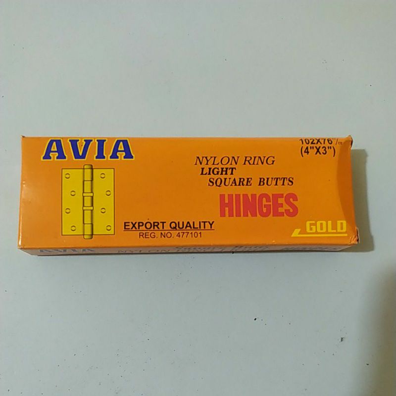 engsel pintu ,engsel nylon Avia 4 inci. harga per pasang