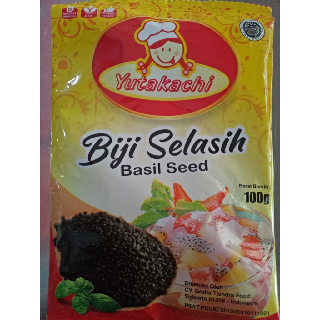 

Yutakachi Biji Selasih / Basil Seed 100gr