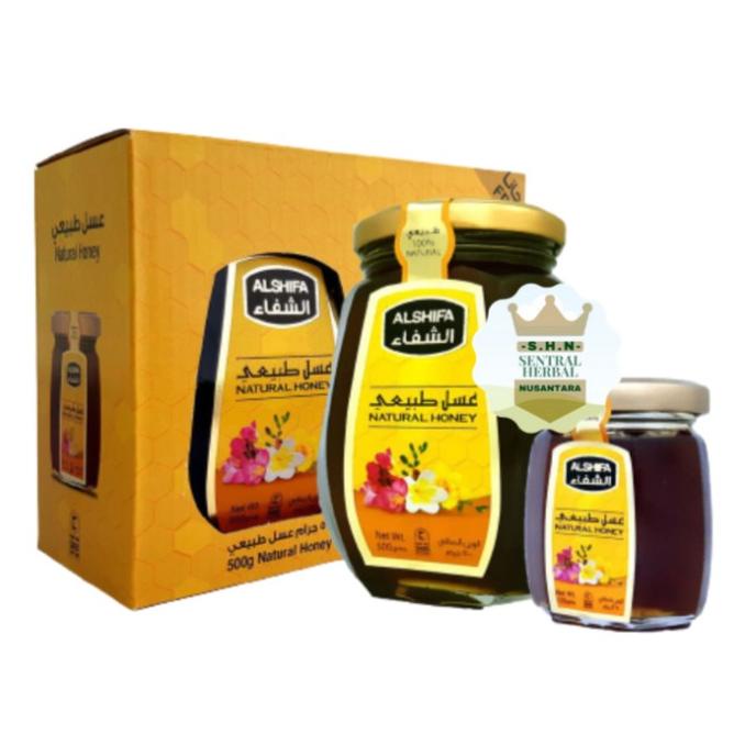 

[COD] [ Madu Alshifa Free ] ALSHIFA Natural Honey Madu Arab 500g + Free 125g [COD]